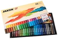 Honsell 47448 - Jaxon Ölpastellkreide, 48er Set im Kartonetui, brillante, lichtechte Farben, ideal für Künstler, Hobbymaler, Kinder, Schule, Kunstunterricht, frei von Schadstoffen