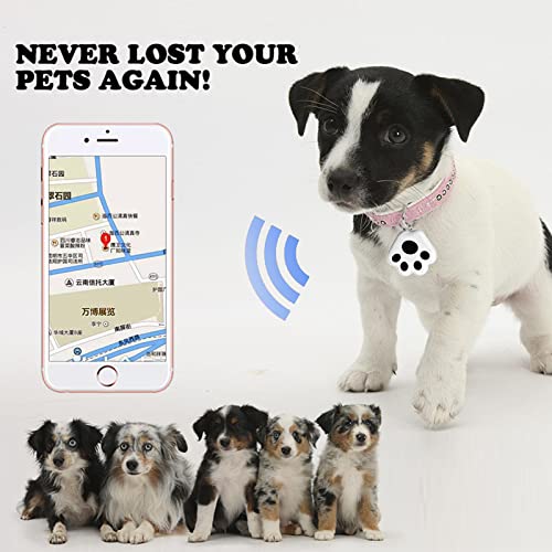 New Mini Dog Gps Tracking Device, No Monthly Fee App Locator, Portable Intelligent Anti-Lost Device For Luggages/Kid/Pet Bluetooth Alarms (Black) #TOP3