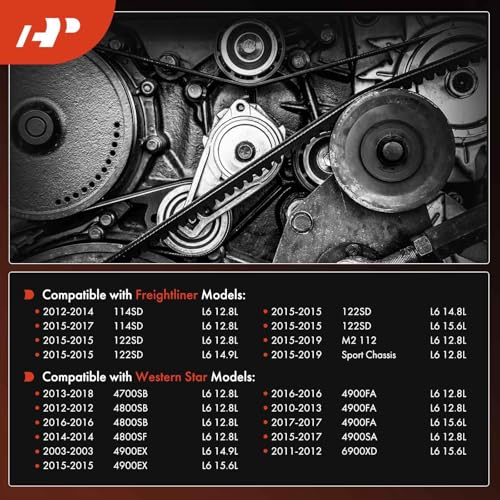 Correa multipista serpentine para motor Freightliner 122SD 2018 2019 2
