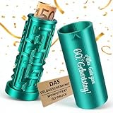 Anruzon Upgrade Geldgeschenk 60 Geburtstag, Kreative Labyrinthbox mit Spruch „Alles Gute zum 60. Geburtstag!“ - ...