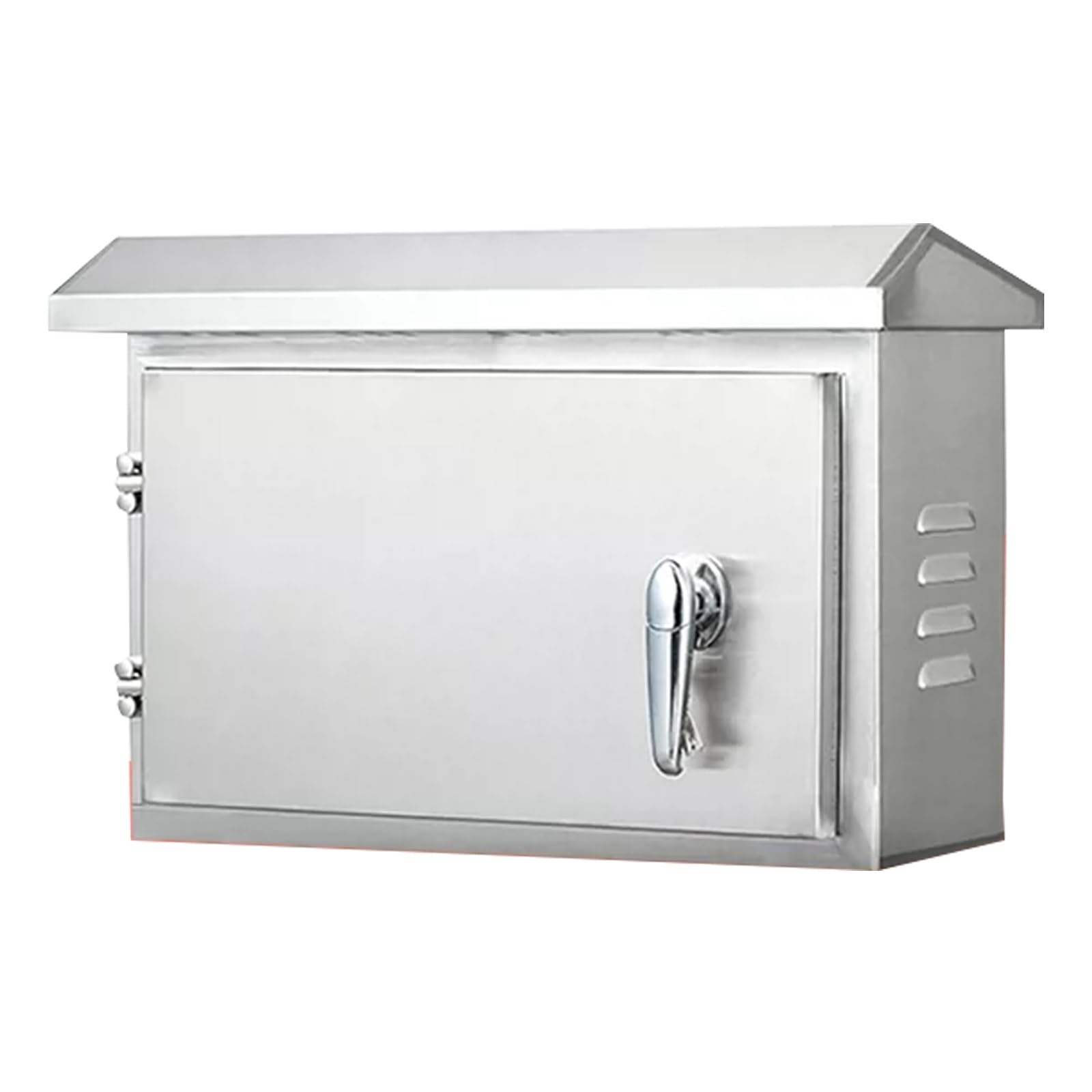 Boîtier de distribution électrique extérieur en acier inoxydable étanche avec toit double pente