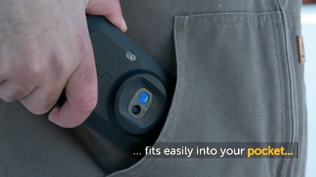 Amazon.com: Flir C3-X Compact Thermal Imaging Camera, WiFi, 128x96