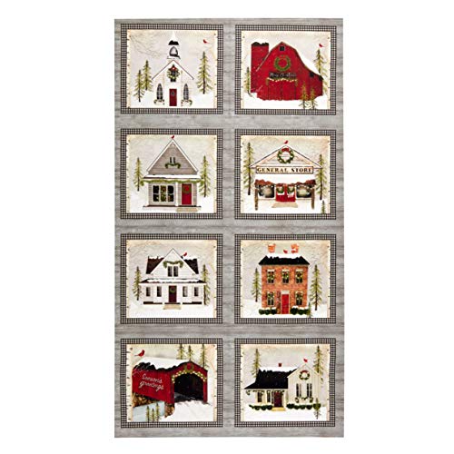 Benartex Snow Village Snow Village 24