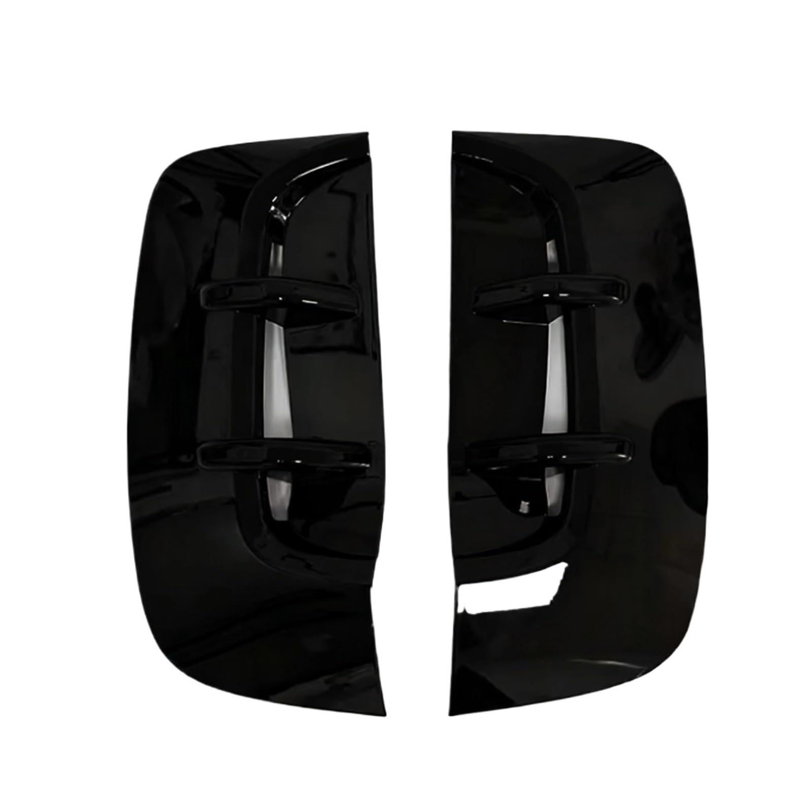 TILIEINE Car Front Side Air Vent Cover Fit For Kia Stinger 2018-2023 Exterior Side Fender Vent Cover Trim Heat Dissipation Outlet Decoration(A Glossy Black)