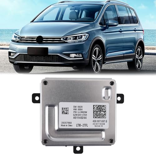iSpchen 4G0907697G LED Tagfahrlicht Steuergerät Tagfahrlicht Modul Tagfahrlicht Vorschaltgerät Leistungsmodul Scheinwerfer Kompatibel Für Touran-Modellen 4G0907397A 4G0907397G 4G0907697A