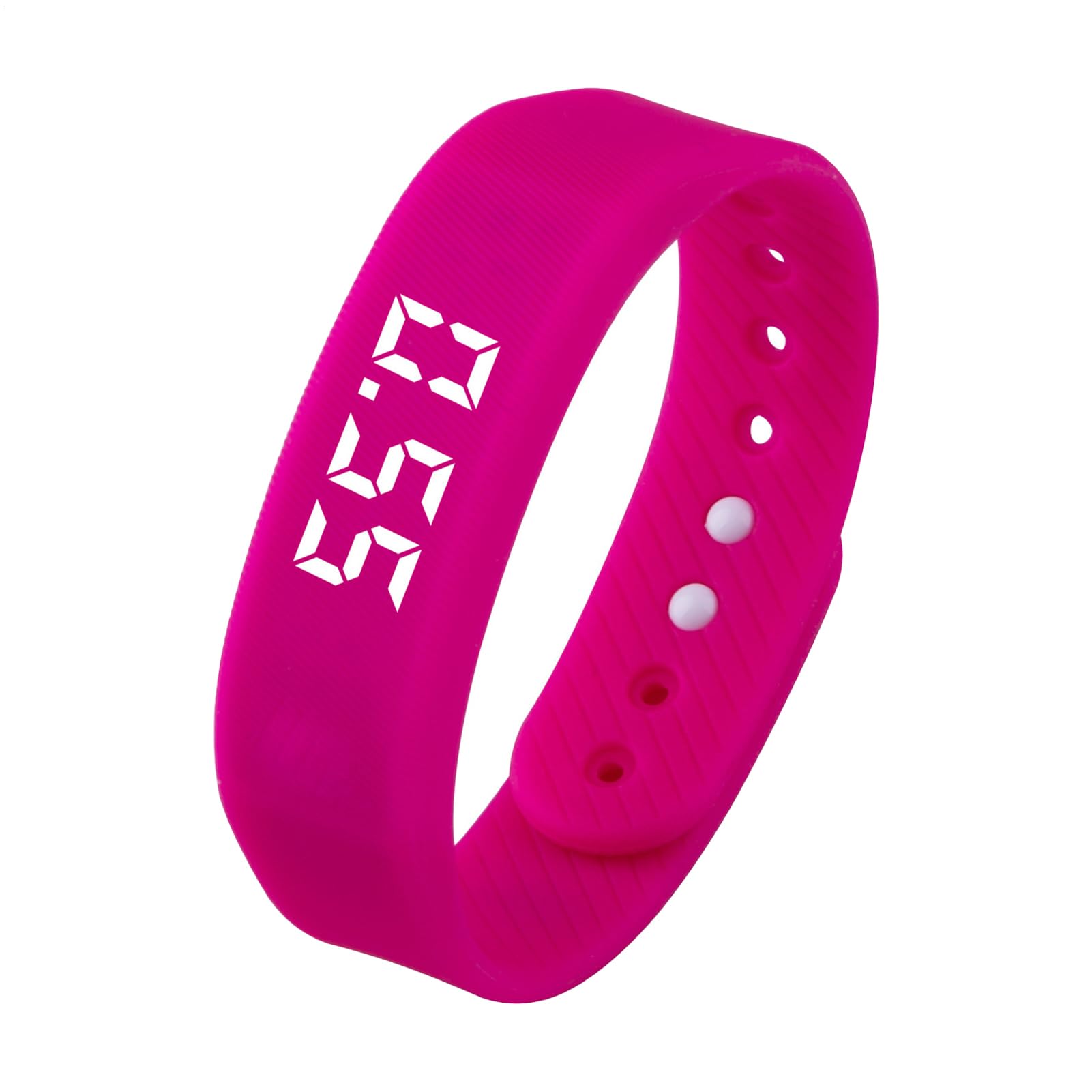 Vibrating Alarm Clock Bracelet - Silent -Up Wristband Deep Sleepers, Vibration Timer Water Intake Medication Reminder | Kids Teens Students Toilet Training Silicone Waterproof Watch 8.46" Strap