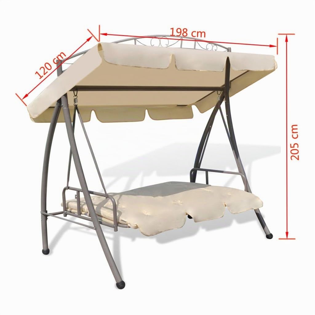 Festnight Columpio de Exterior con Dosel