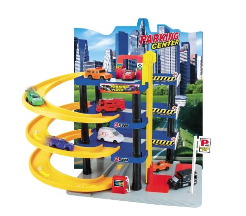 Grandi Giochi- Garage Multipiano con Auto, GG51900...