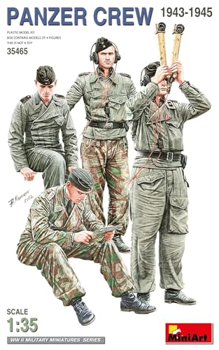 Miniart 1/35 German Panzer Crew France 1943-1945 miniatura 5