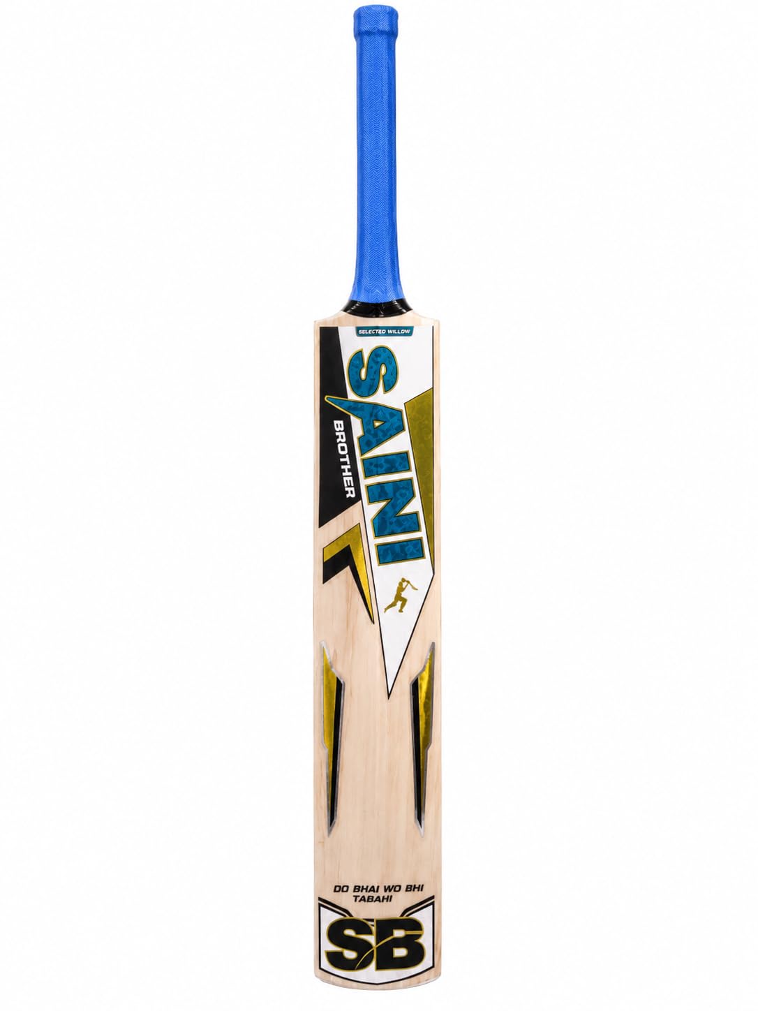 SB Kashmir Willow Full Leather Cricket Bat, 33.5 Inch,1200 gm | Made from selected 1st grade Kashmiri willow of weight for excellent durability, performance, and powerful stroke play-image-12