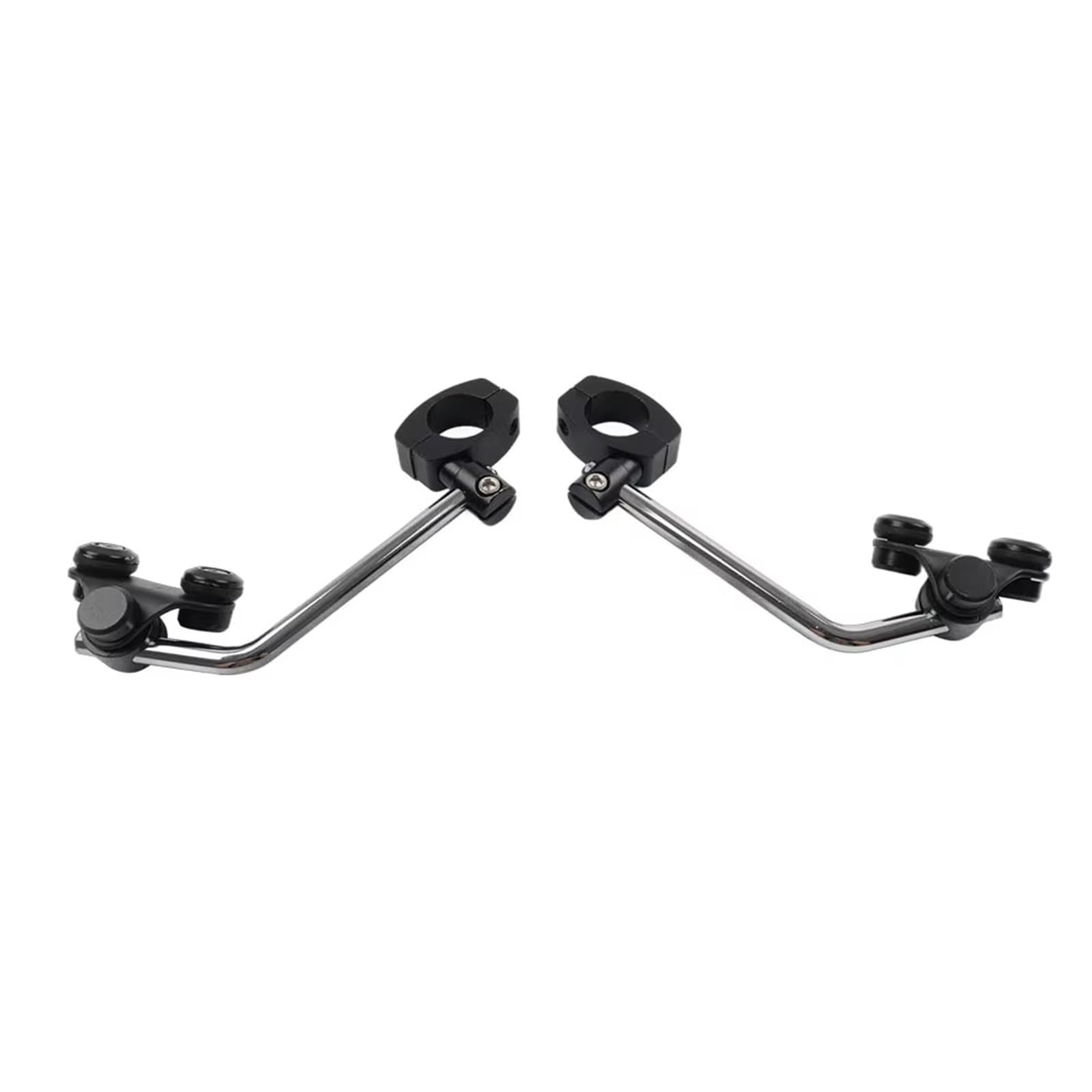 Saute Vent Moto Kit De Fixation Universel pour Pare-Brise De Moto, Support De Pare-Brise pour Guidon De 25 Mm Pare Brise Moto