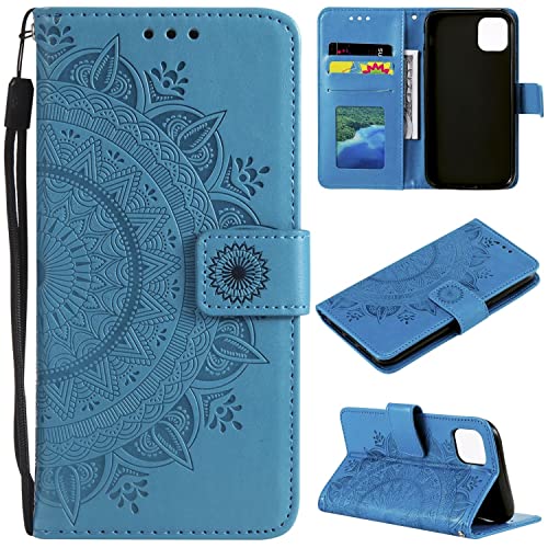 Étui iPhone 14 Pro bleu König Design antichoc élégant