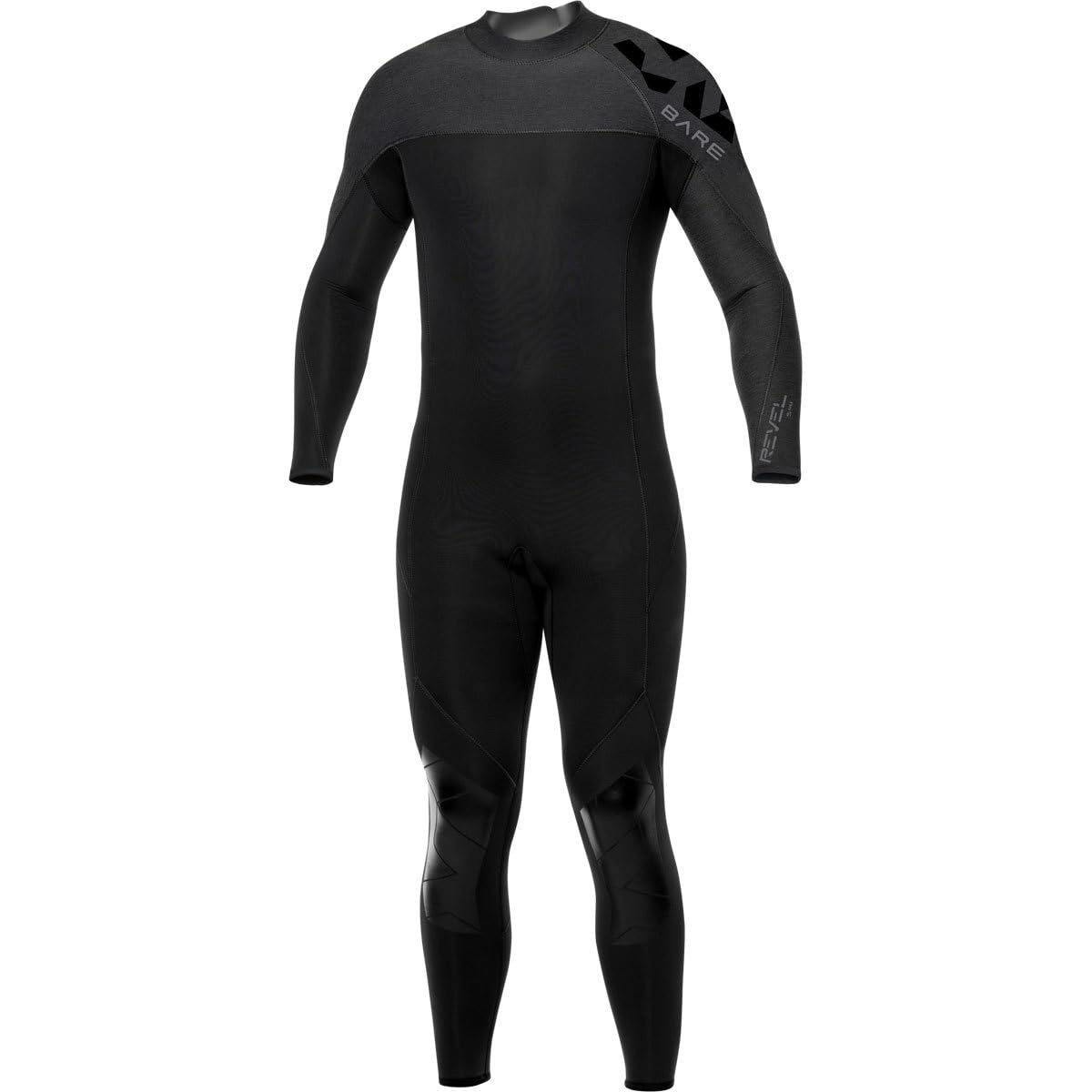 BARE 5MM Revel Men's Full Wetsuit | Combines Comfort and Flexibility | Made from a Blend of Neoprene and Laminate | Designed for All Watersports