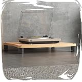 Multi-Layer Sto AV Rac: nizza la tua configurazione di intrattenimento con la nostra versatile rac. Perfetto per contenere giradischi, lettori CD, TV Box, amplificatori, console di gioco, altoparlanti e altro ancora. Progettato per un facile accesso ed efficienza, questo armadio migliora il tuo spazio abitativo mantenendo i tuoi dispositivi ordinatamente disposti. Ideale per stanze e salotto.
