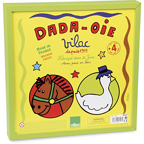 516jZrUk1aL Vilac - Dada Oie Classique 2 à 4 joueurs - Jeu de plateau classique - A partir de 4 ans - 6117