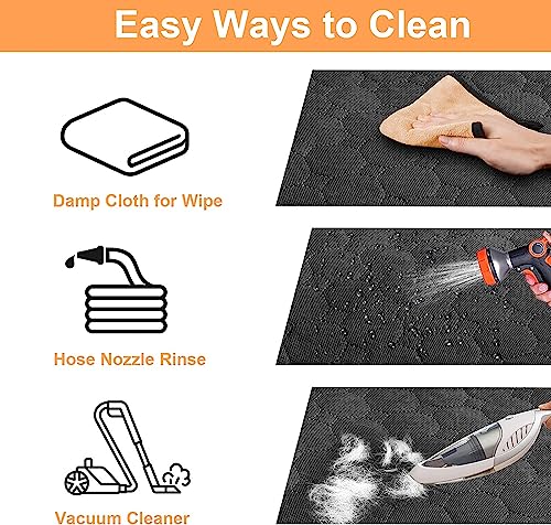 Mancro Dog Car Seat Cover For Back Seat, Waterproof Car Seat Protector For Dogs With Side Flaps, Scratchproof Dog Backseat Cover, Durable Nonslip Dog Hammock For Sedans, Trucks, Suvs, Standard #TOP7