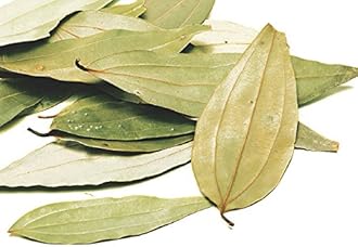 75g - Pure Organic Indian Bay Leaves with Proper 3 Veins Tejpat Tejpatta Cinnamonum Tamala