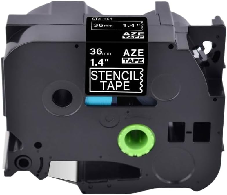 Etching Stencil Tape Cassette Non-Adhesive 18mm 24mm 36mm Black Compatible with Printer Supplies STE-141 STE-151 STE-161(36mm)