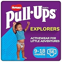 Huggies® Pull-Ups® maat 7, uniseks trainingsbroek x18 (x2 verpakkingen = 36 broekjes Huggies® Pull-Ups® maat 7, uniseks trainingsbroek x18 (x2 verpakkingen = 36 broekjes