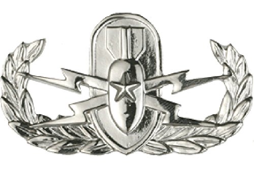air force eod - Air Force Explosive Ordnance Disposal (EOD) Dress Brite Badges (Full Size, Senior)