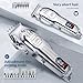 KIKIDO Hair Clippers for Men, Professional Cordless Hair Trimmers Set, Rechargeable Nose Hair Beard Trimmer, Hair Cutting Machine Haircut Grooming Kit (Sliver-3)