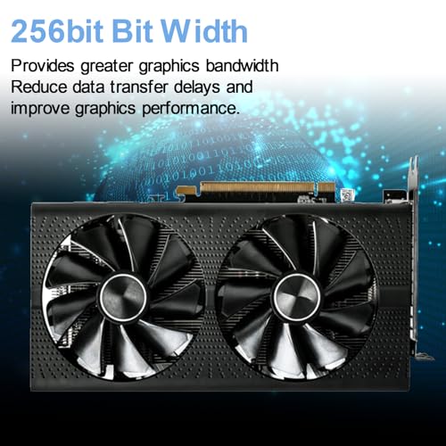 Tarjeta Gráfica RX580 8GB GDDR5 para Juegos PC AMD - Imagen 7