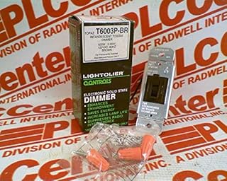 LIGHTOLIER T6003P-BR Wall Switch 3WAY 600W120VAC 60HZ Brown