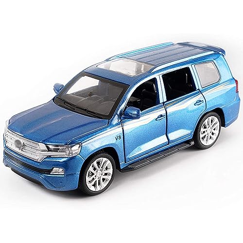 Image of 1:32 Scale Cruiser Toy Car for Kids Diecast Metal Cars with Light Sound Pullback Openable Doors