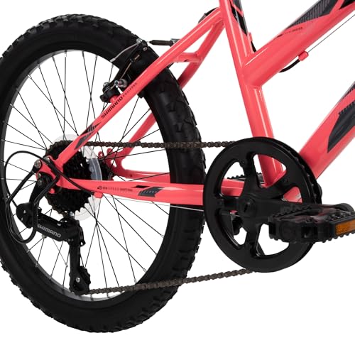 Image of Huffy Stone Mountain Bike for Men and Women, 20 inch /24 inch /26 inch, 6-Speed (20 inch) or 21-Speed, Front or Dual Suspension (Varies), Multiple Colors, Adjustable Saddle, Shimano Equipped, All-Terrain Tires