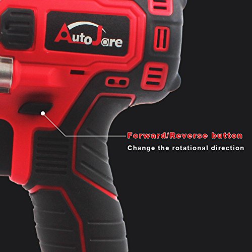 AUTOJARE Cordless Impact Wrench Kit, Brushless 20V Max / 18V Lithium-Ion 1/2 Inch Cordless Wrench Kit