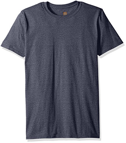 Gold Toe Men's Crew Neck T-Shirt, Navy Heather, Large