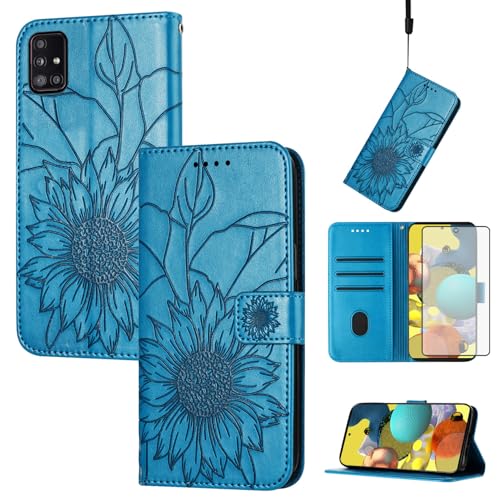 Coque Samsung Galaxy A51 5G fleurie pour transporter vos cartes en balade et visionner vos vidéos
