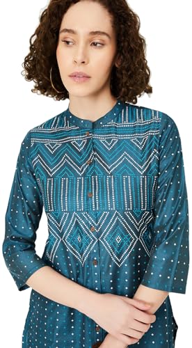 Image of Max Women's Rayon Regular Fit Casual Kurta