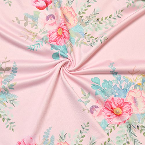 Girls Dresses For Kids Summer Pink Floral 4-5Years/Height:43in4