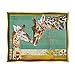 Stupell Industries Endearing Giraffe Family Layered Wildlife Animal Collage Floating Framed Wall Art, Design By Traci Anderson