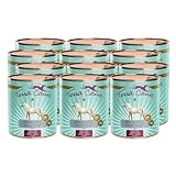 Terra Canis Nourriture pour chien humide sans céréales 12 x 800 g, avec cheval, navet, fenouil et sauge – Nourriture humide de qualité supérieure pour chiens adultes avec des matières premières 100 %