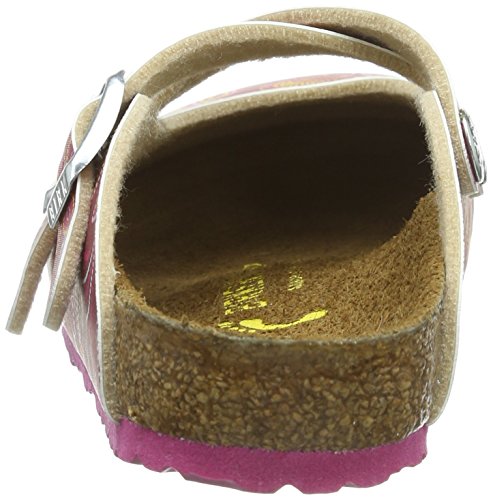 Birkenstock Girls Dorian Birko-Flor Floral Print Footbed Sandals Red 293