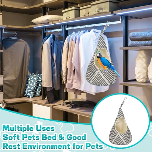 QhgPnt 1 Piece Hanging Basket, Peg Bags for Washing Line, Clothes Peg Storage, Peg Bags Sliding on Clothesline, Ideal for Home, Dorm, Camping Reusable Pegs for Washing Line with Bag - Image 6