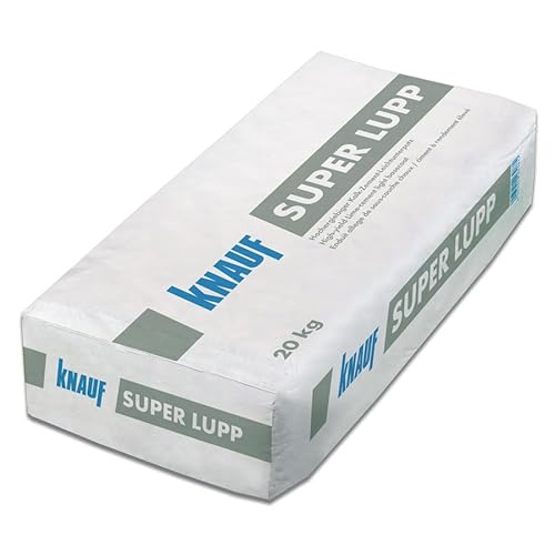 Generisch KNAUF Super Lupp Kalk-Zement-Leichtputz | Sackware | (20, Kilogramm)