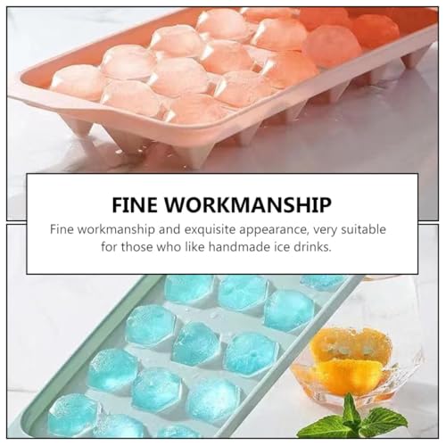 Set de 4 moldes para cubitos de hielo de plástico miniatura 7