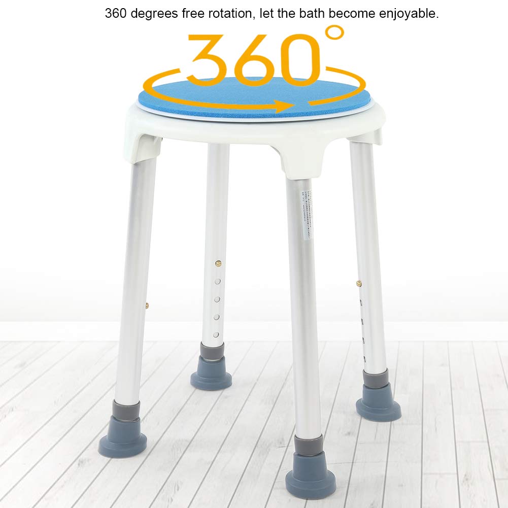 Tyenaza Taburete de baño Antideslizante Giratorio de 360 ​​​​Grados Asiento de Ducha de baño Asiento de Ducha Giratorio para Mujeres Embarazadas Mayores