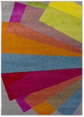 Brights Fan Modern Home Furniture Modern Rug In Size 120x170 In Multi-Colour