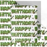 WRAPLULU Pixel Style Birthday Wrapping Paper - 4 Jumbo Sheets, 28 * 40 Inches - Retro Video Gaming Gift Wrap, Perfect for Birthday Christmas