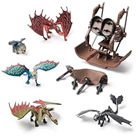 DreamWorks Dragons How to Train Your Dragon, 5-Pack Dragon Catcher Set with Hiccup’s Mangler Net Launcher, Kids Toys for Boys & Girls Ages 4 and up