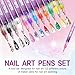 12 Colors Nail Art Pens Set, 2025 New Nail Art Markers for Gel Nails, Nail Point Graffiti Dotting Pen Drawing Painting for DIY Nail Art Beauty Adorn Manicure Tools
