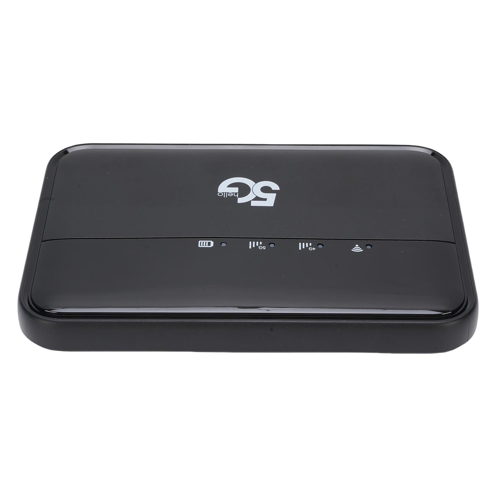 Zunate Tragbarer 5G-Hochgeschwindigkeits-WiFi6-Reise-Hotspot-Router für 32 Geräte mit 10000-mAh-, Schwarz, für Reisende und Geschäftsleute