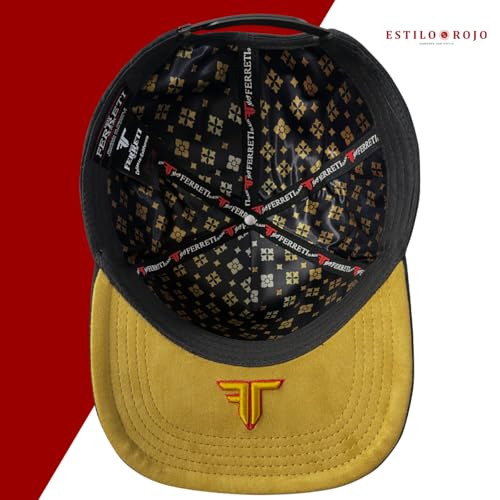 Gorra negra ajustable Ferreti para hombre y mujer miniatura 3