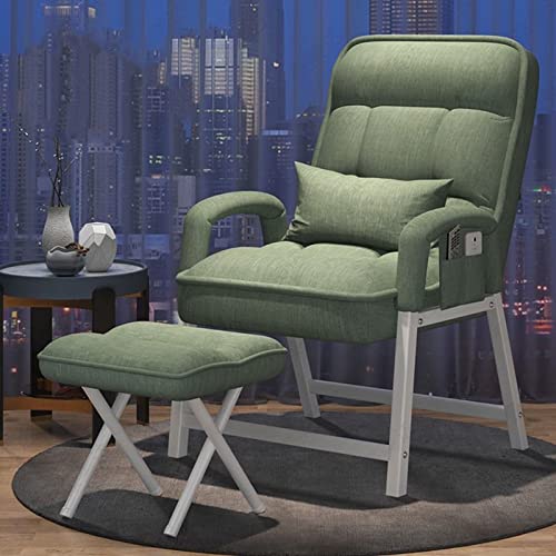 Elegante juego de sillón tapizado, acogedor sillón para sala de estar, dormitorio, rincón de lectura incluido para mayor comodidad y estilo
