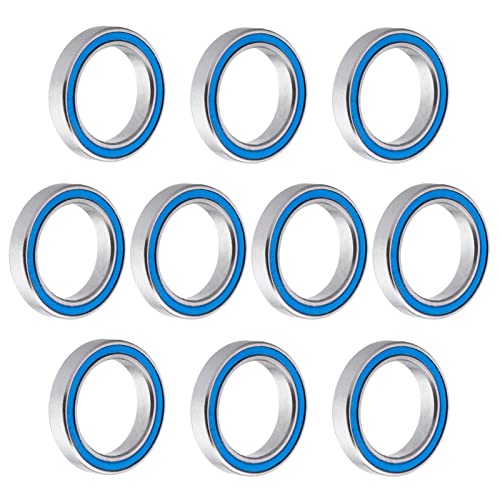 Professional RC Ball Bearings Double Rubber Sealed for Traxxas Arrma Axial Team Associated Losi Redcat Racing RC4WD Tamiya HPI (10-Pack) (15x21x4mm)