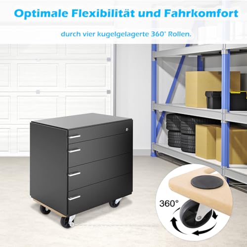 CEEDIR 2X Transportroller Rollbrett Möbelroller Roller Transporter mit Gummipads Kistenroller Transporthilfe für Umzug Möbel-Transport 200 kg Tragkraft